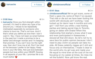 Illustration for article titled Chris Brown Accuses Karrueche Tran of "Going on Dates" with Drake